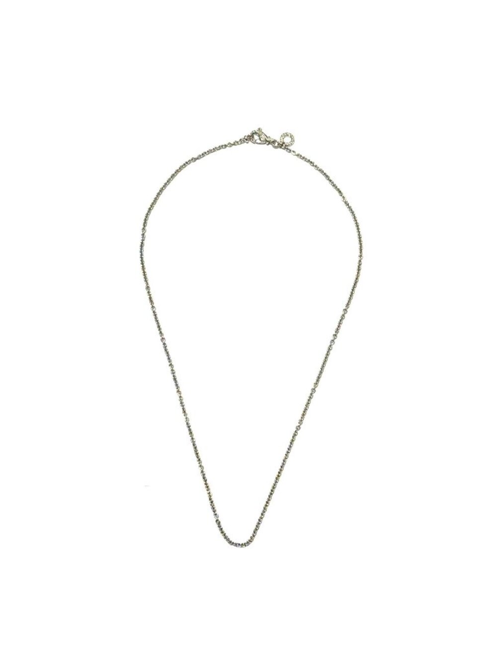 Bvlgari Chain NC WG Necklace 18k White Gold 18k Silver